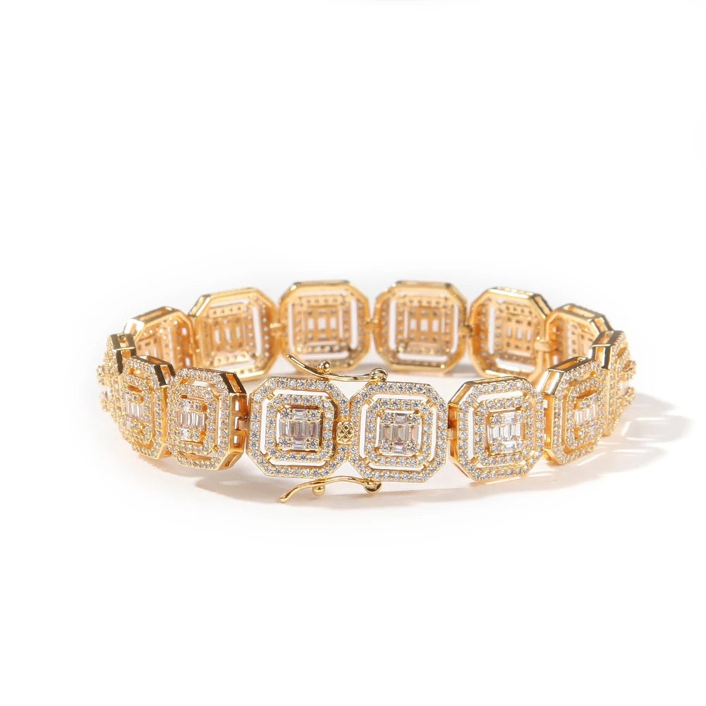 SQUARE BAGUETTE BRACELET - officialdripdoll