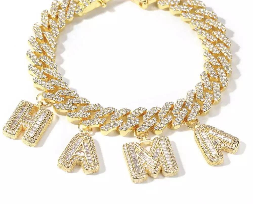 CUSTOM CUBAN LINK NAME ANKLET - officialdripdoll