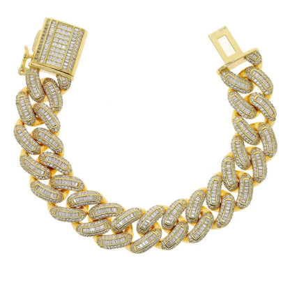 18MM ICY CUBAN BRACELET