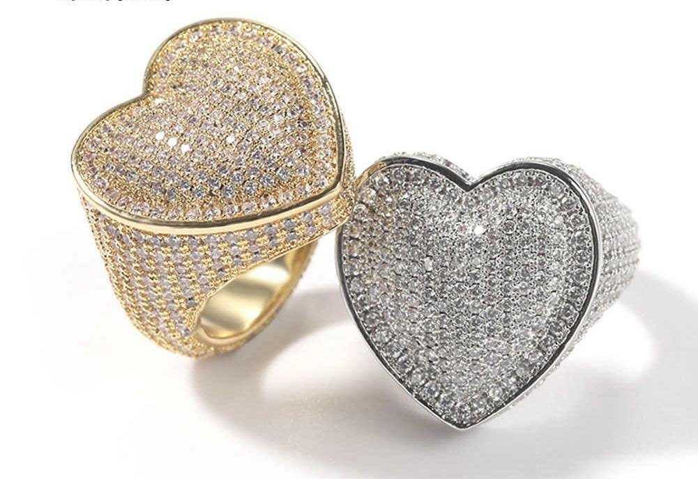 CHUNKY HEART RINGS - officialdripdoll
