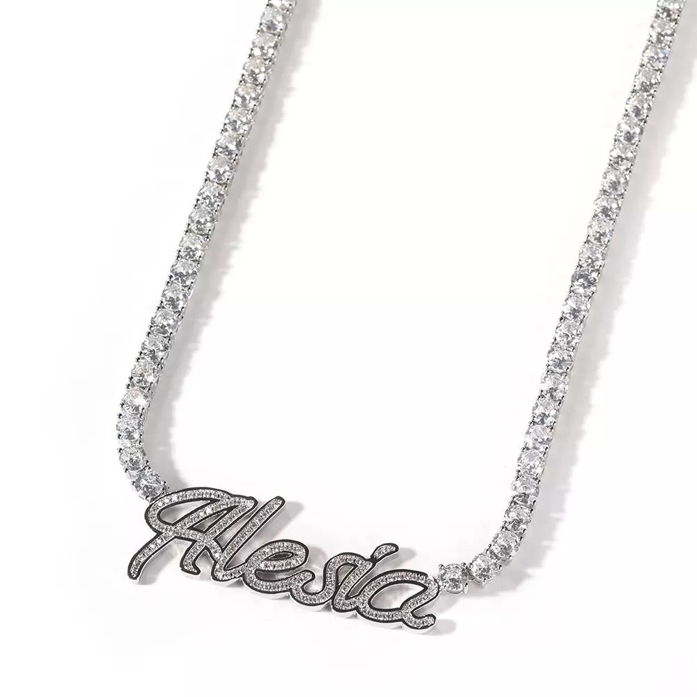 CUSTOM ICY MINI TENNIS CHAIN