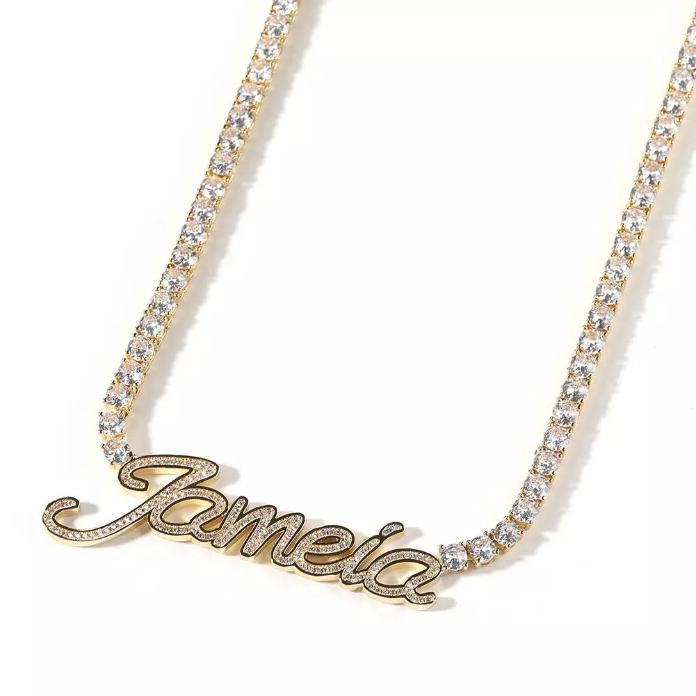 CUSTOM ICY MINI TENNIS CHAIN