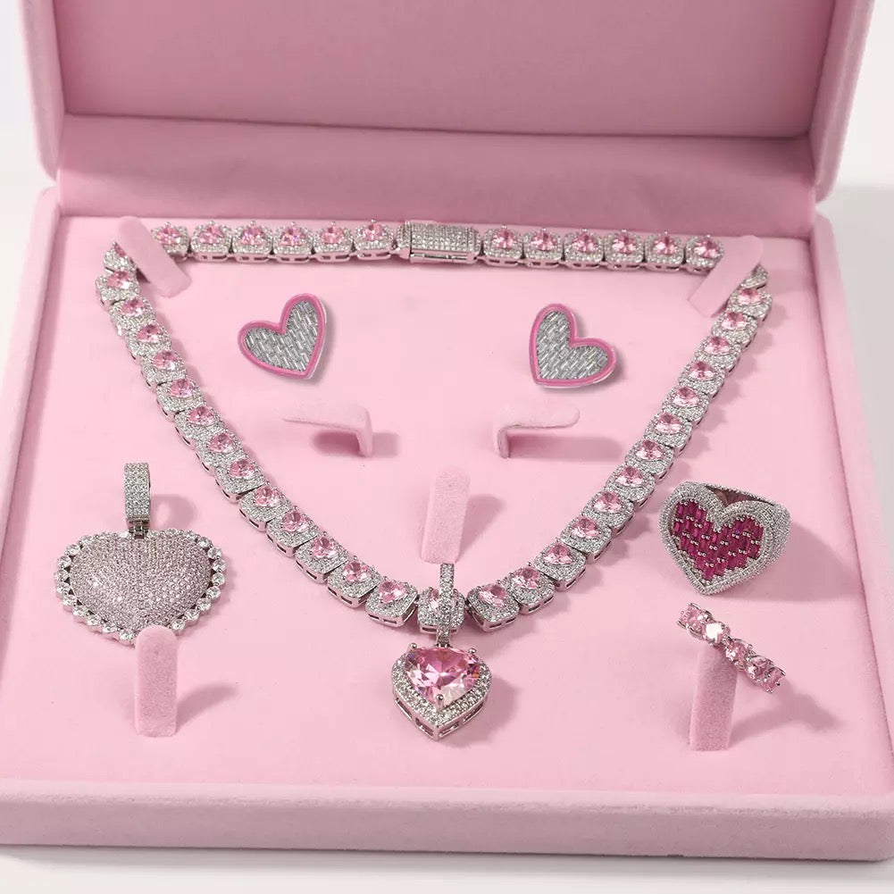 PINK HEARTS SET